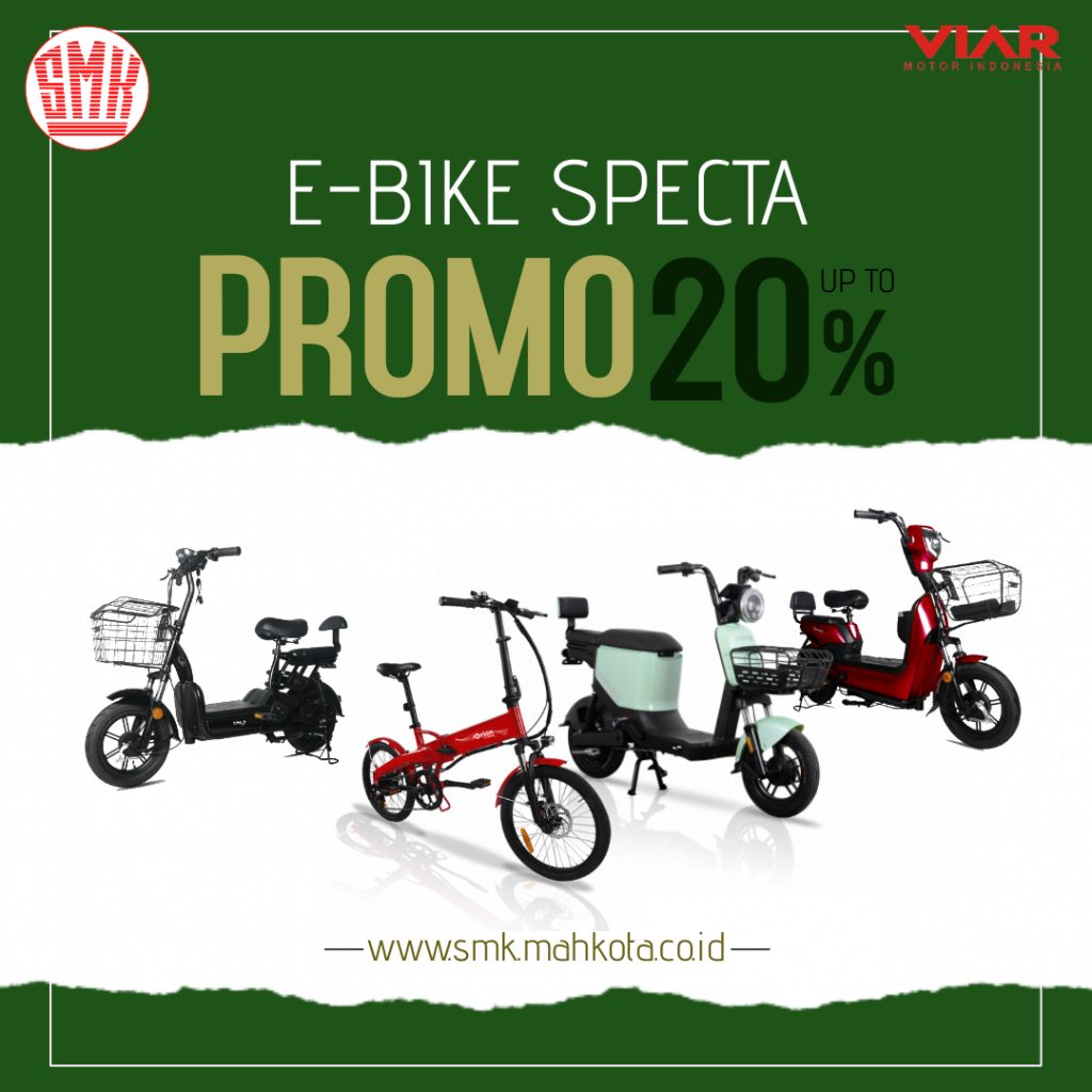 Promo Sepeda VIAR E-Bike Specta SMK Mahkota