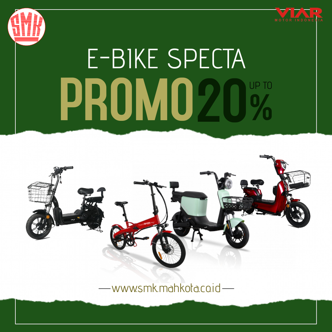 Promo Sepeda VIAR E-Bike Specta SMK Mahkota