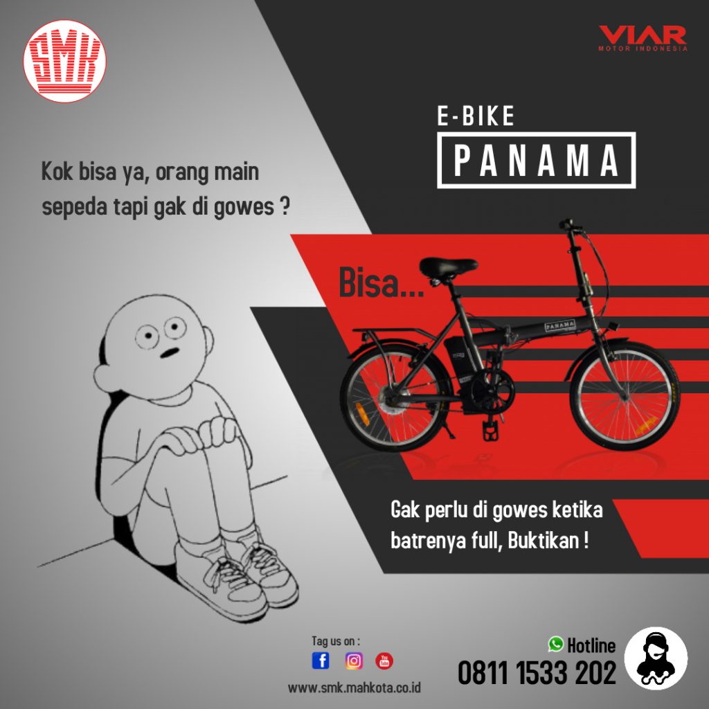 E Bike Panama SMK Mahkota VIAR Kupang